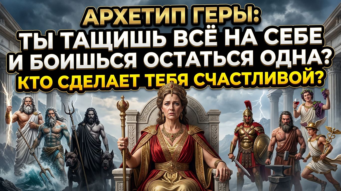 💔 АРХЕТИП ГЕРА: Ты тащишь всё на себе и боишься остаться одна? Кто сделает тебя счастливой?