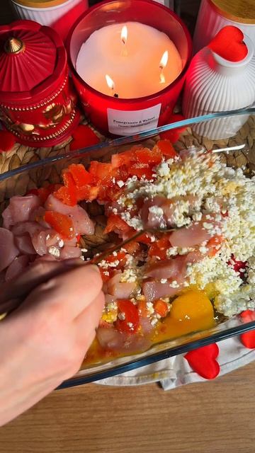 Ужин, который легко приготовить! А сколько в нем белка!!!