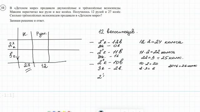 Задание 11, ВПР 4 класс, 1 часть