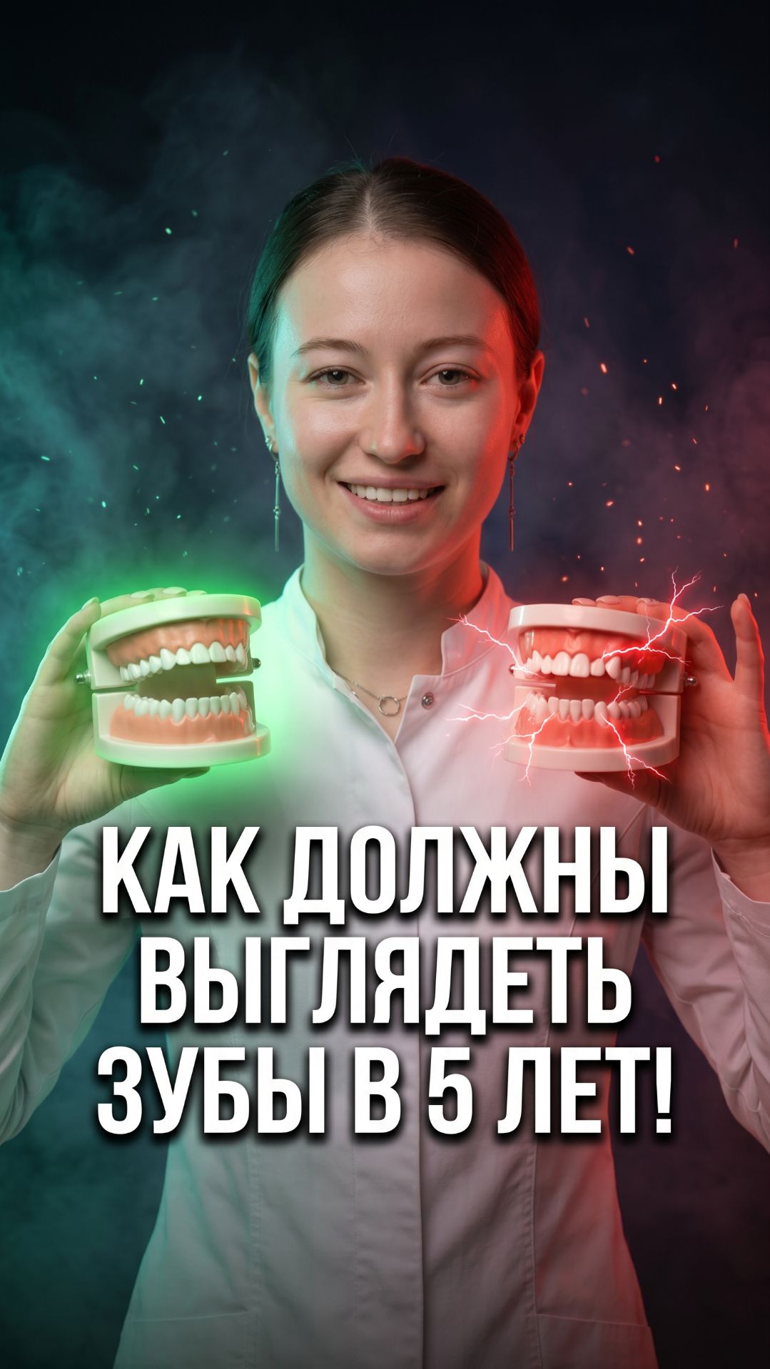 Ровные красивые молочные зубы в пять лет — это не норма, это красный флаг 😬