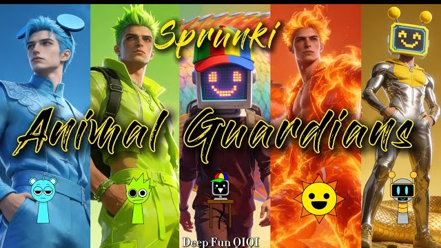 Спрунки - Хранители животных - олицетворение #спрунки #невероятныйбокс #музыка #аниме