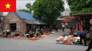 Деревенский рынок во Вьетнаме — настоящая утренняя жизнь в Го.| Уличная еда и местная культура.