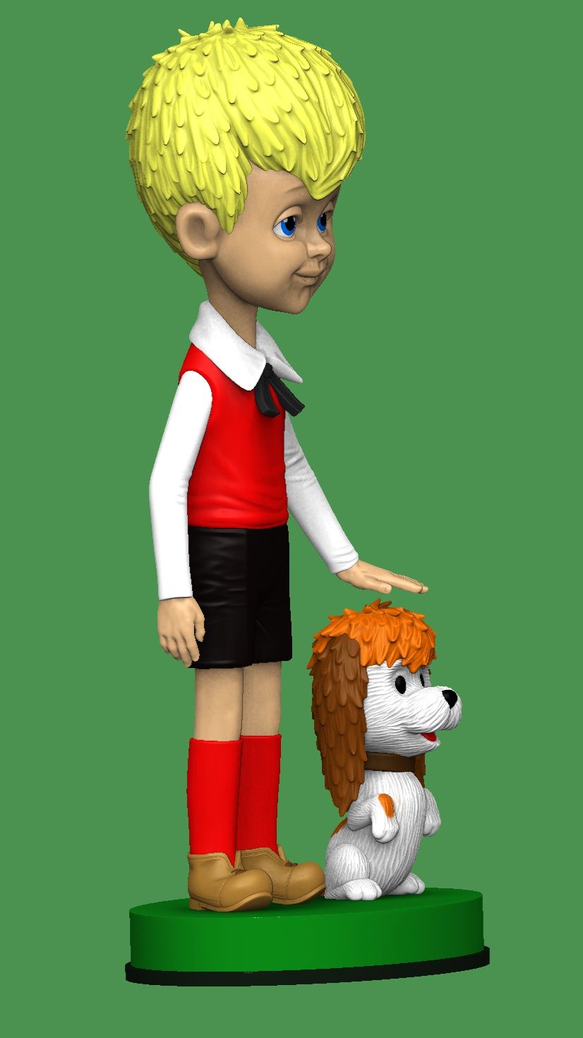 Malysh S Sobachkoi Iz _Каrlsona_ For 3d Print STL