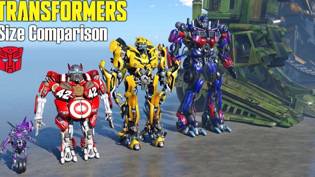 РОСТ ТРАНСФОРМЕРОВ! ОТ САМОГО МАЛЕНЬКОГО ДО ГИГАНТА!