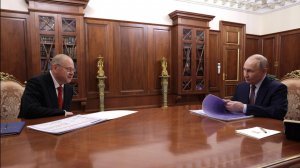 Владимир Путин встреча с губернатором Пензенской области Олегом Мельниченко, Кремль, 20 апреля 2026