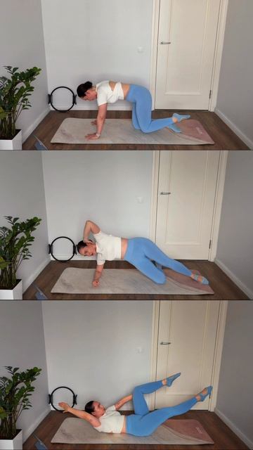 Тренировка с акцентом на глубокие мышцы кора (плоский живот) и ягодицы