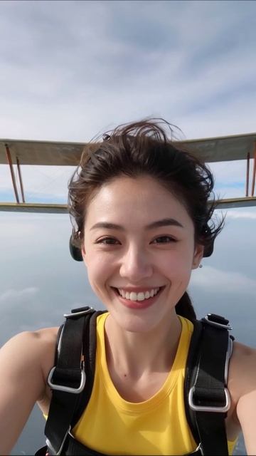 Полет на высоте: незабываемые моменты! #парашют #адреналин #приключение