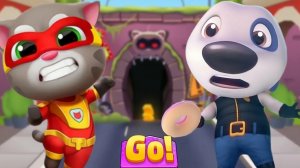 Говорящий Том бег за золотом, гонка на время, герои. Сборник. новая серия.Бегите, прыгайте и мчитесь