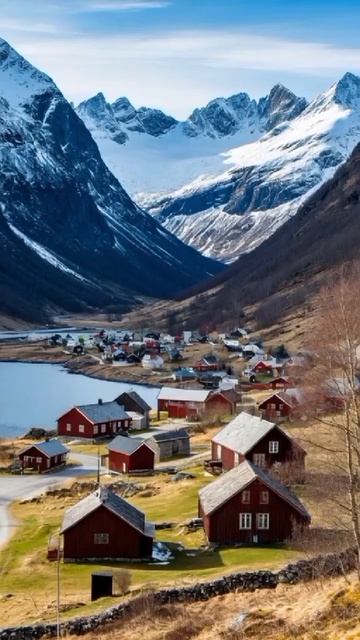 Деревня в горах