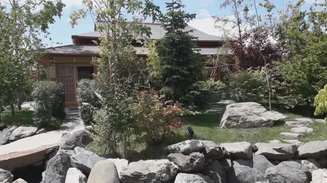 Краснодар, парк Галицкого, Японский сад. Всё красиво, ненавязчивая музыка, вокруг ароматы трав.