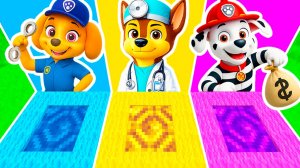 ВЫБЕРИ ПРАВИЛЬНУЮ ЯМУ СКАЙ ПОЛИЦИЯ ГОНЩИК ВРАЧ МАРШАЛ БАНДИТ ЩЕНЯЧИЙ ПАТРУЛЬ в МАЙНКРАФТ ЗОМБАК