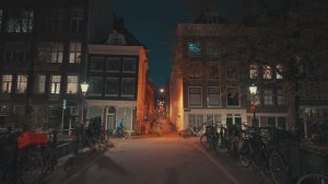 🇳🇱 Амстердам, Нидерланды - ночная атмосфера района Йордан / 2026 / 4K (2160p)