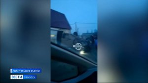 Водителя, который снес остановку общественного транспорта, разыскивают в Братском р-не