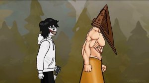 Pyramid Head vs Cartoon Cat, Eren Titan, Jason, Freddy, Jeff, Chucky, Michael, IT Pennywise [Dc2]