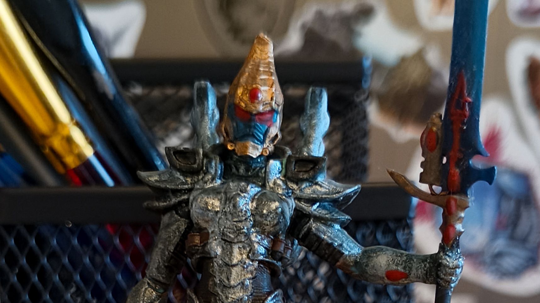 Покрас эльдар 10 см акрилом