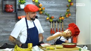 Полтора повара. Треугольные вкусняшки и молочное желе