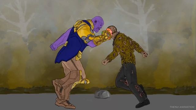 Thanos Vs Cartoon Cat, Freddy Krueger, Jason Voorhees, House Head, Leatherface, Michael, Jeff [Dc2]