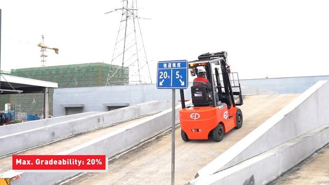 Электропогрузчик EP Forklift EFL183 1,8т 4,8м Li-ion 80V 230Ah