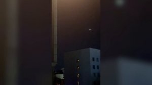 Над Киевом пролетел яркий светящийся объект
