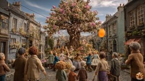 Surreal AI Film • A Very Unusual Town ｜ Where Easter Woke with the Bells (4K)-(2160p60)