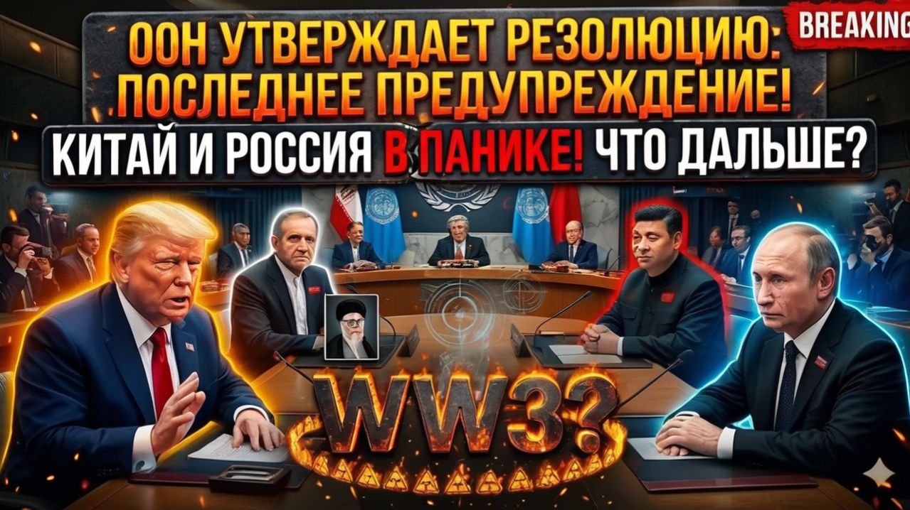 Совбез ООН против Ирана — Почему Китай и Россия НЕ