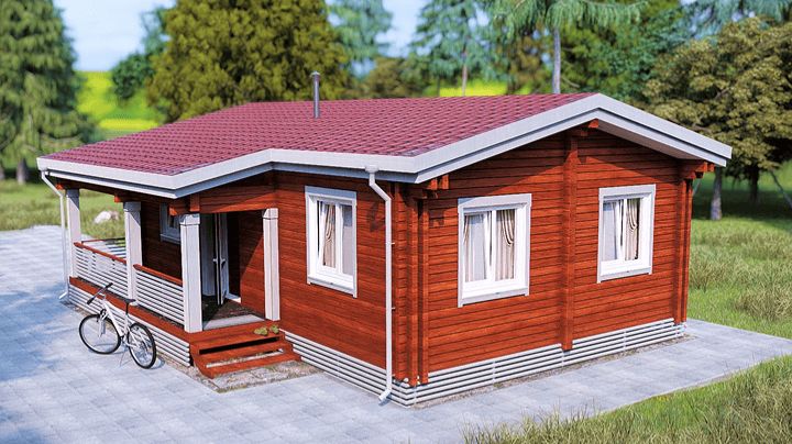 Эко-дома из бруса, в которых хочется жить всей семье 🏡