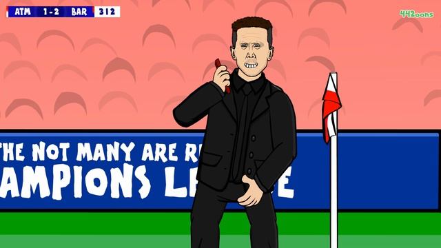 ATLETI KNOCK BARCA OUT👋 Atletico Madrid 1-2 FC Barcelona (3-2) Champions League Highlights