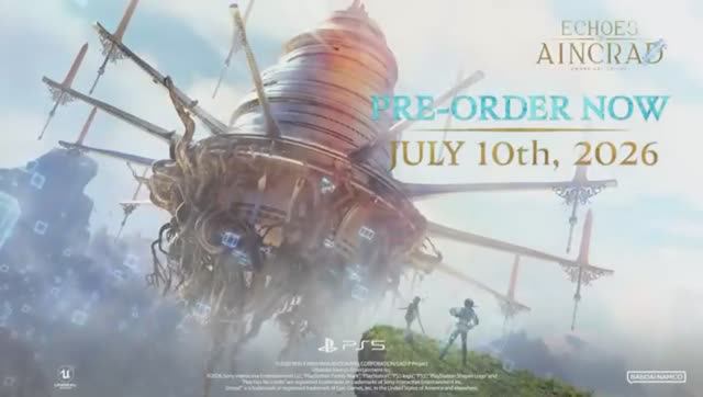 Echoes Of Aincrad — трейлер игрового процесса PS5 Games