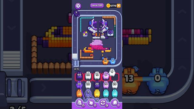 Прохождение 789 уровня Pixel Flow