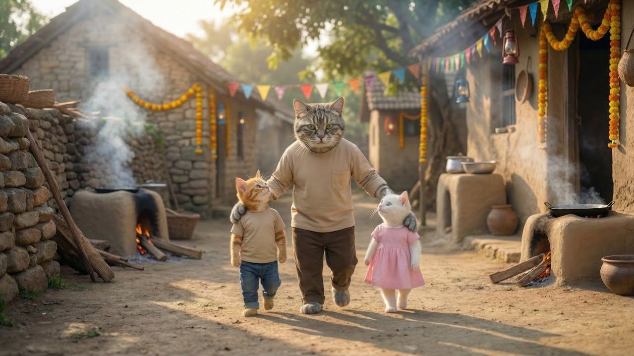 Путешествие маленьких котят в деревню с их дедушкой | Сборник / #кошка