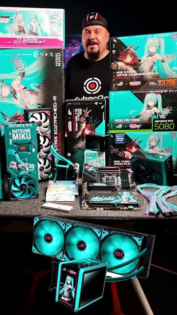 ASUS ROG X Hatsune Miku — Полный ПК Сетап | Презентация CyberArtKZ