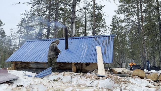 ЗАКЛЮЧИТЕЛЬНЫЙ ВЫПУСК О СТРОИТЕЛЬСТВЕ ИЗБЫ/ ЗИМОВЬЕ ИЗ БРЕВЕН ПОЛОВИНОК/ ДЕД/ СЫН/ ВНУК/ ВЫПУСК 33/2