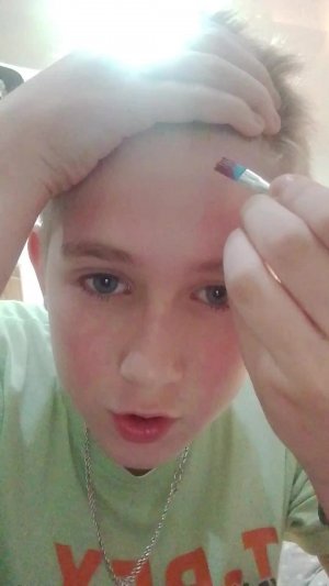 первый раз делаю шрам Танджиро Камадо