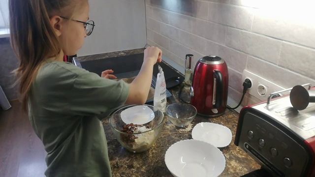 Овсяное печенье с изюмом