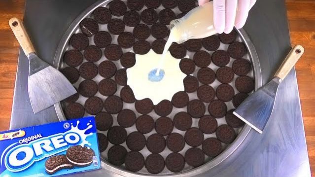 Я ПРЕВРАТИЛ 100 ПЕЧЕНЕК ОРЕО В МОРОЖЕНОЕ-РОЛЛЫ 🍦 | ASMR АСМР ВКУСНО БЛИН БЛИНСКИЙ