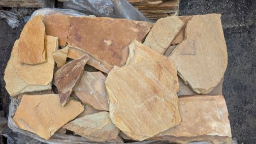 Плитняк златолит жёлтый