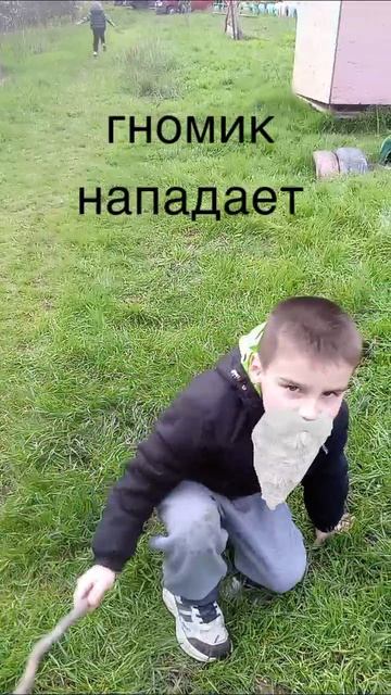 гномик нападает