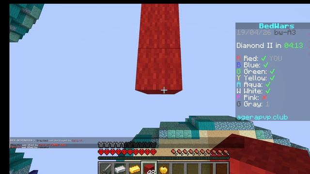 Играем с девиксом в BedWars на Agerapvpclub