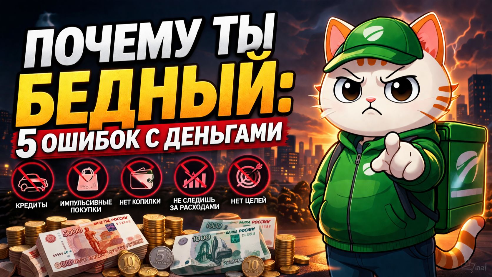 Почему нет денег даже с зарплатой: главные ошибки с финансами