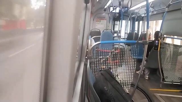 Поездка На Электробусе №М5 (Метро Достоевская–Зубовская Площадь) Москва 07.09.2025