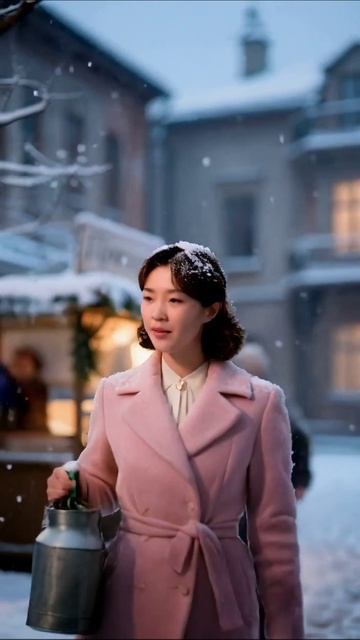 Зимняя прогулка в старом городе #зима #ретро #прогулка