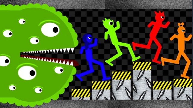 ИГРАЕМ В НОВУЮ ИГРУ! КТО УБЕЖИТ ОТ ЧЕРВЯ-ЛЮДОЕДА?? СКОРОХОДЫ СПАСАЮТСЯ