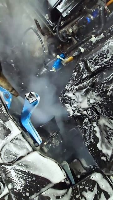 Мойка М3. Мойка двигателя паром