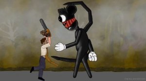 Cartoon Mouse vs Thanos, Freddy Krueger, Jason Voorhees, Michael Myers, Leatherface, Jeff [Dc2]