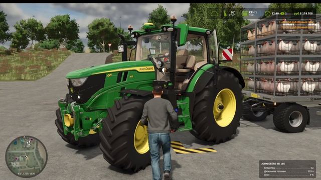 FS 25 # Farming Simulator 25# Михайловка (Курская Область) 4 серия