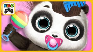 Малышка панда Лу 2 - Присмотр и уход за малышом Развивающая игра. Мультики для детей