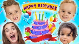 Крис празднует День Рождения своего друга - Kids Birthday party!