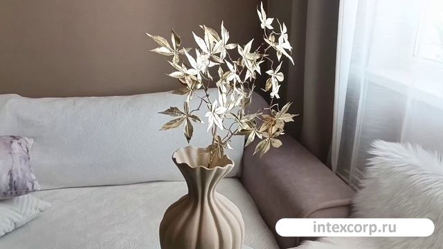 Декоративная ветка ГРАНДЕ МИСТЕРО, жёлтое золото, 86 см, 684071-01