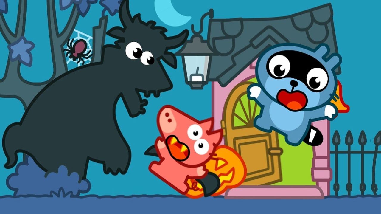 Pango Halloween! 🎃 Весёлая хэллоуин игра для детей 👻 Мини-игры и приключения мультфильм