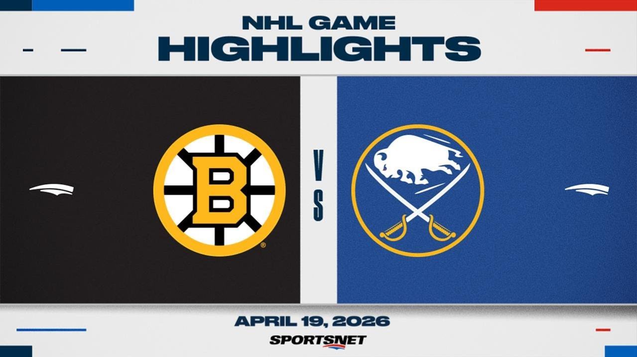 NHL Game 1 Highlights ｜ Bruins Vs. Sabres - April 19, 2026